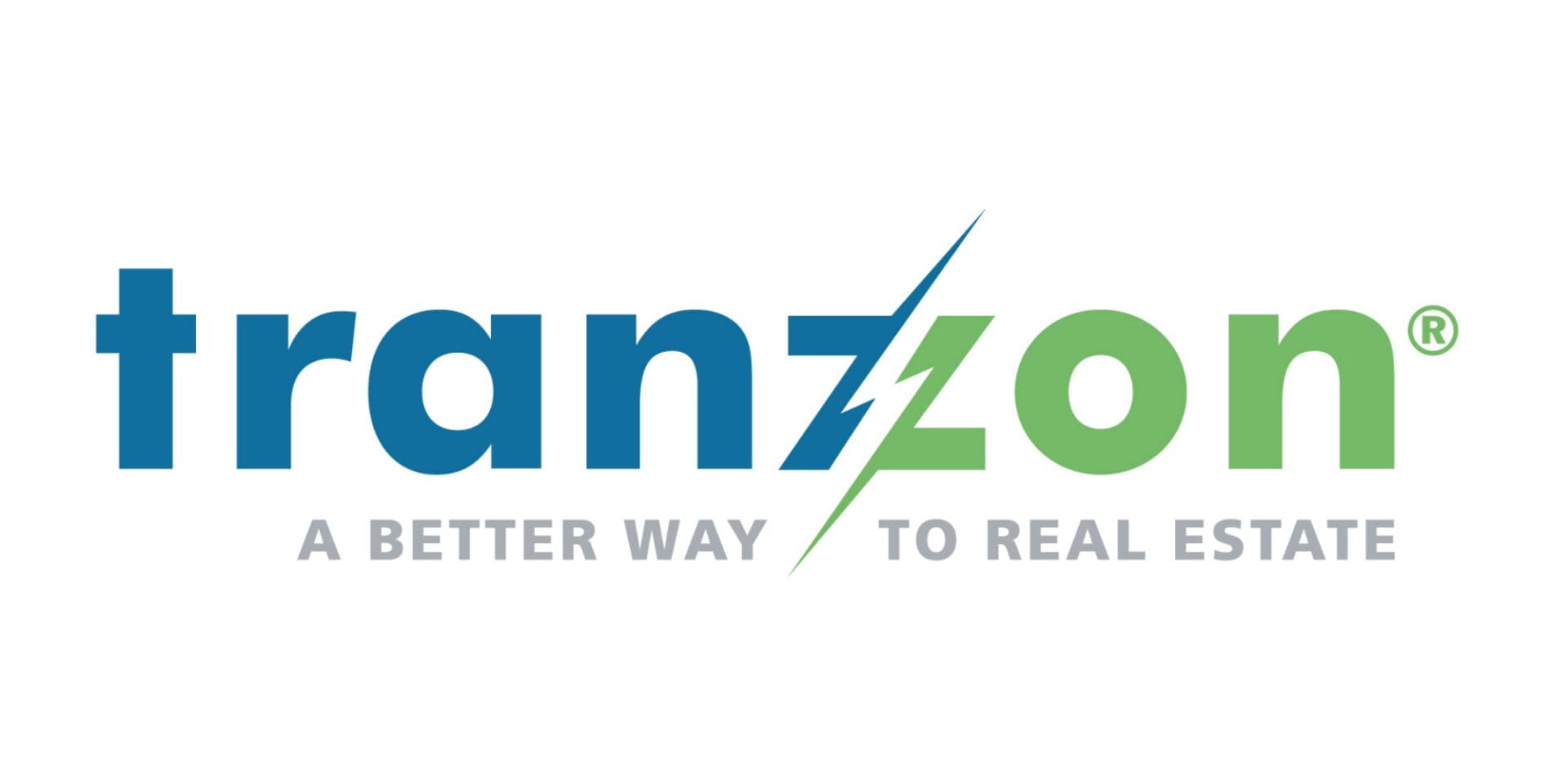 Tranzon logo with green lightning bolt